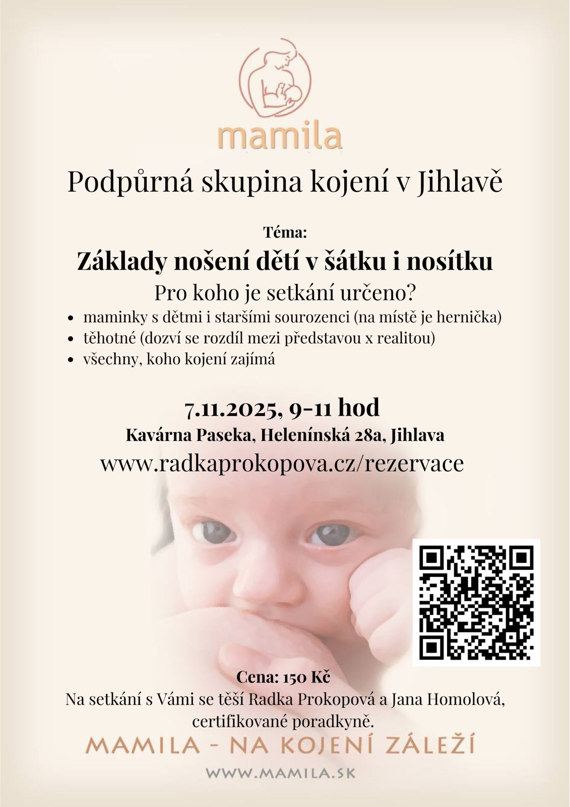 Podpůrná skupina KOJENÍ 7.11.2025