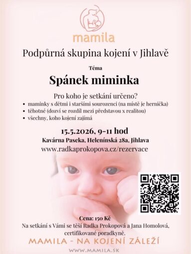Obrázek 3 Podpůrná skupina KOJENÍ 15.5.2026