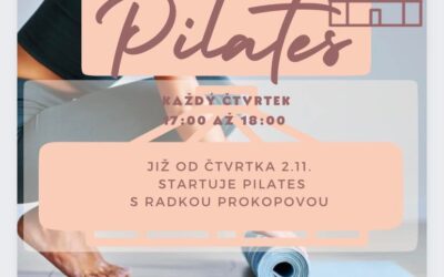 Pilates každý čtvrtek 17:00 – 18:00 v Jihlavě
