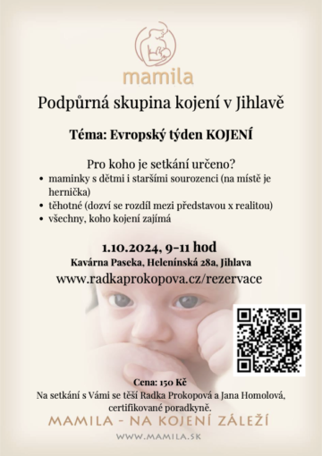 Podpůrná skupina kojení 1.10 podpůrná skupina KOJENÍ 1.10.2024