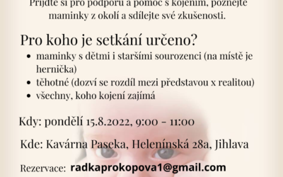 Podpůrná skupina KOJENÍ 15.8.2022