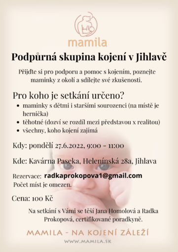 Podpůrná skupina KOJENÍ 27.6.2022