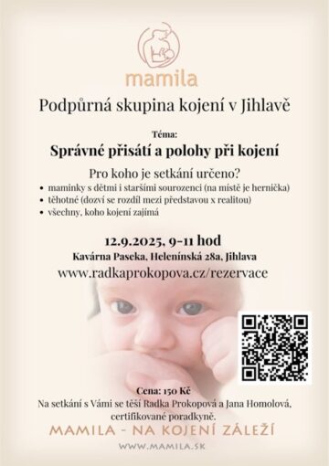 Podpůrná skupina kojení - 1 Podpůrná skupina KOJENÍ 12.9.2025