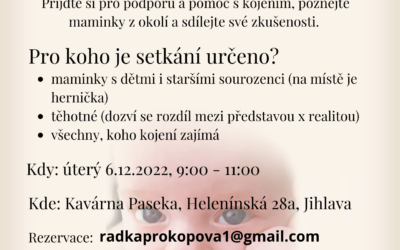 Podpůrná skupina KOJENÍ 6.12.2022