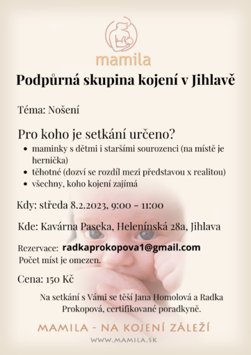 Podpůrná skupina KOJENÍ 8.2.2023