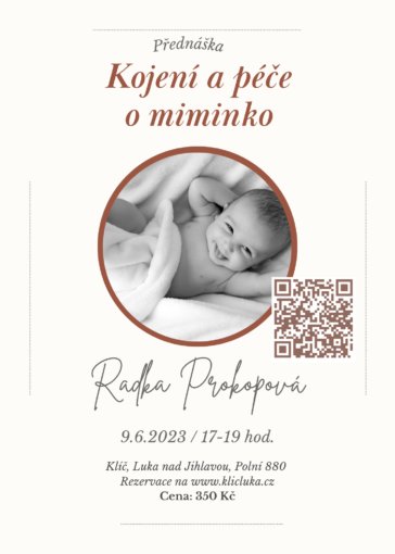 Přednáška KOJENÍ A&nbsp;PÉČE O&nbsp;MIMINKO