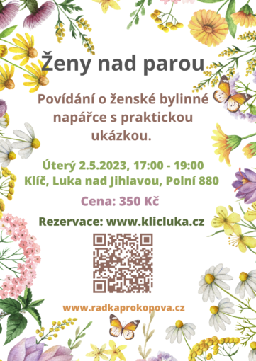 Přednáška ŽENY NAD PAROU